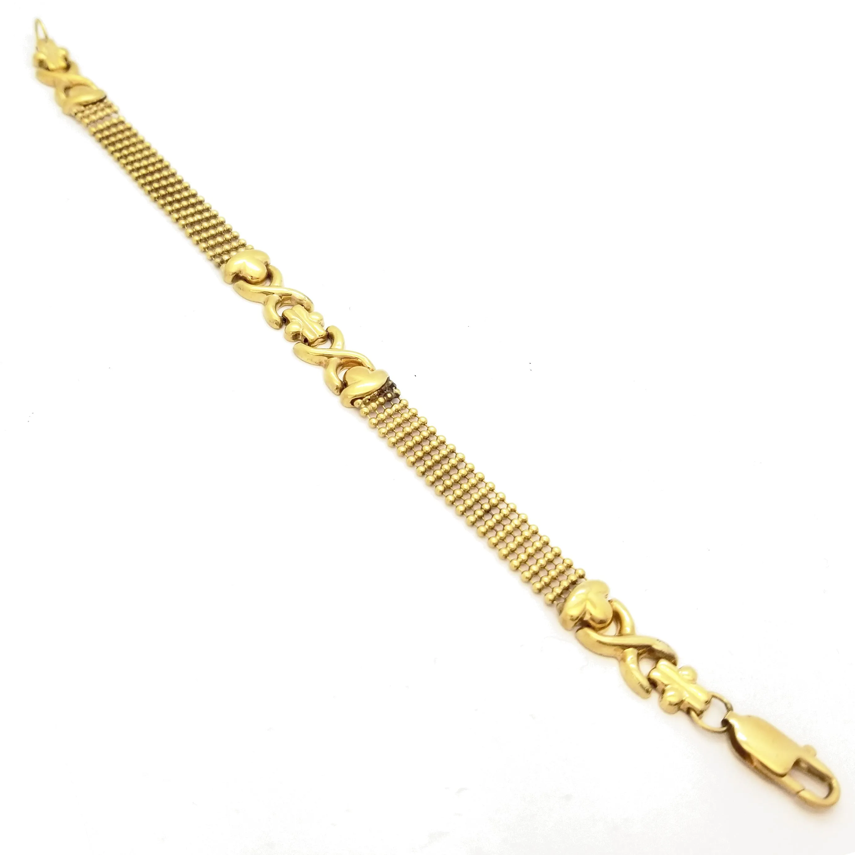 Elegant Yellow Gold Bracelet (14K)