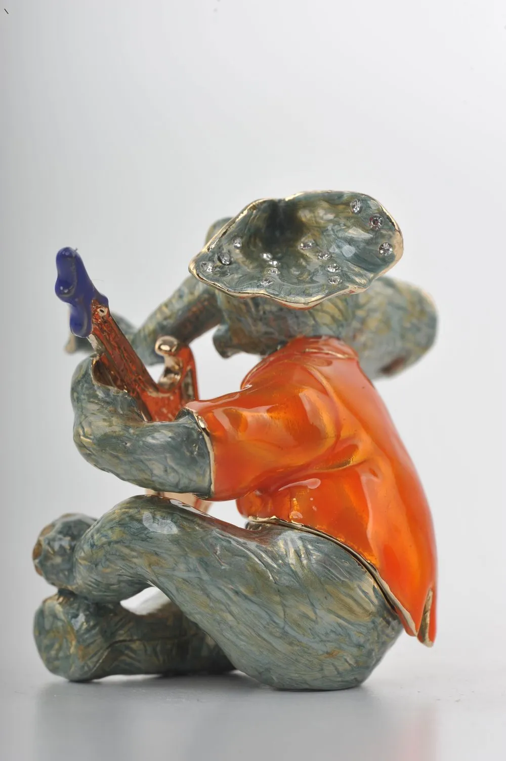 Elephant Playing a Purple Guitar