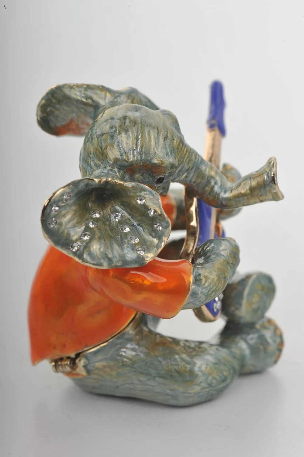 Elephant Playing a Purple Guitar