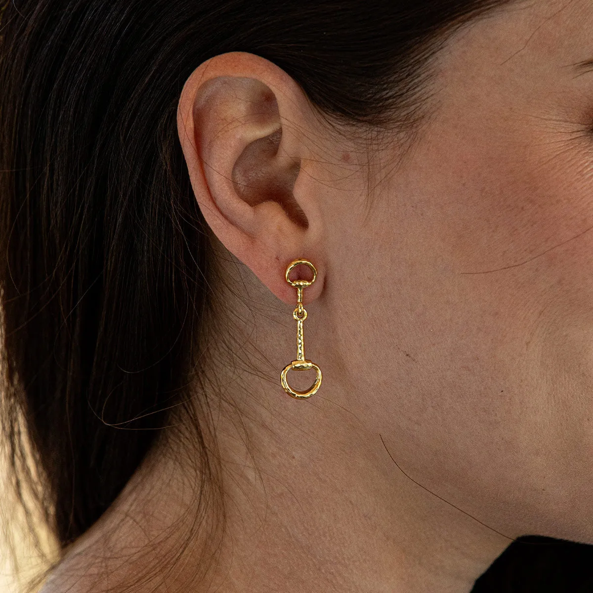 Equestrian Snaffle Bit Earrings