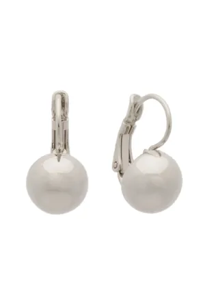 EURO Silver Ball on Euro French Hook
