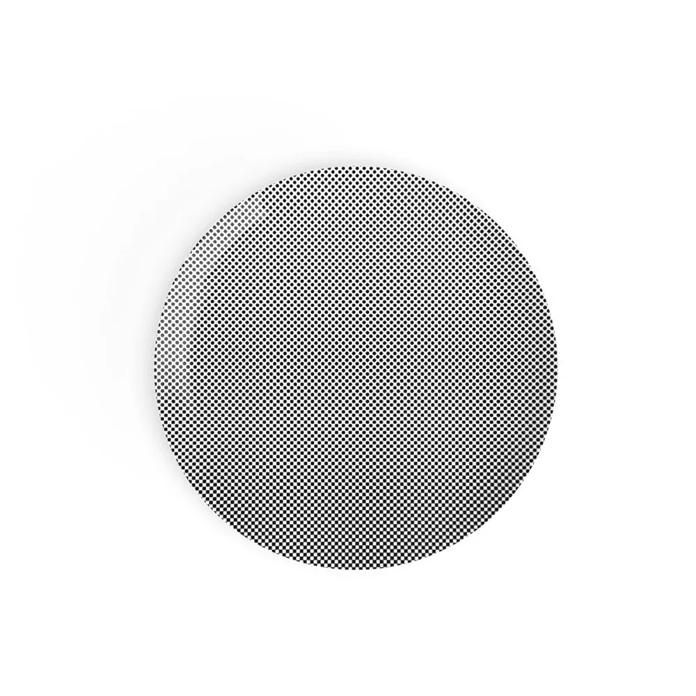 Eye Light Black Dessert Plate v2