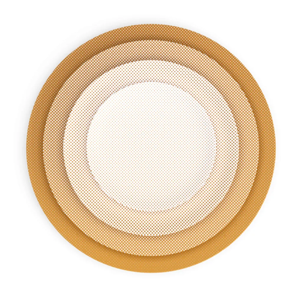 Eye Light Gold Dinner Plate v2