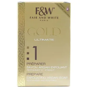 Fair & White Gold Ultimate Preparer Exfoliating Argan Soap 200g