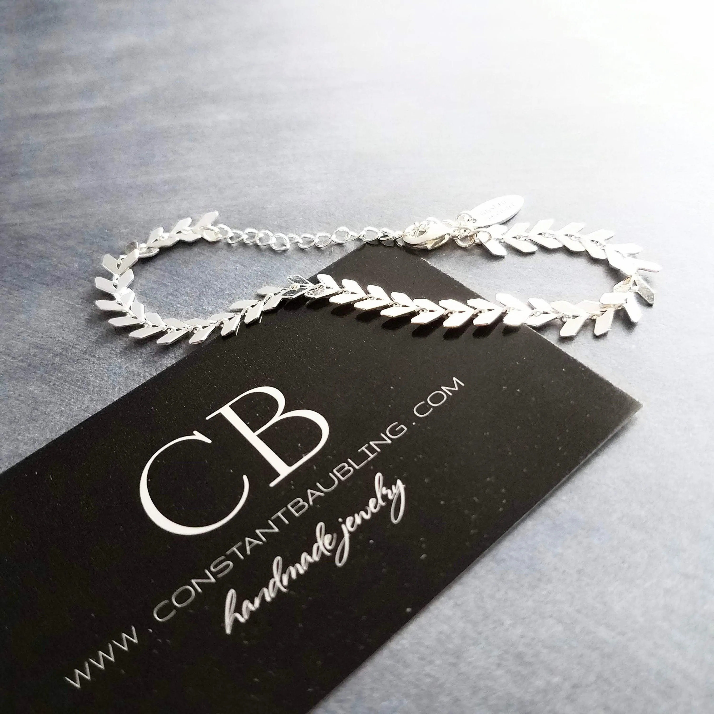 Fish Bone Bracelet, silver herringbone bracelet, silver v bracelet, silver arrow, silver bracelet, delicate silver bracelet, silver chevron