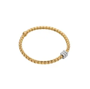 Fope Eka Tiny Flex'it Bracelet with Diamonds