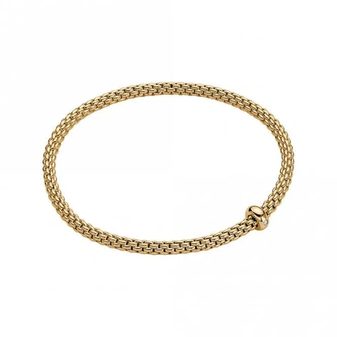 Fope Prima 18k Yellow Gold Flex'it Bracelet