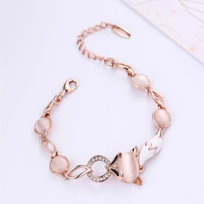 Fuchs-Katzenauge-Armband