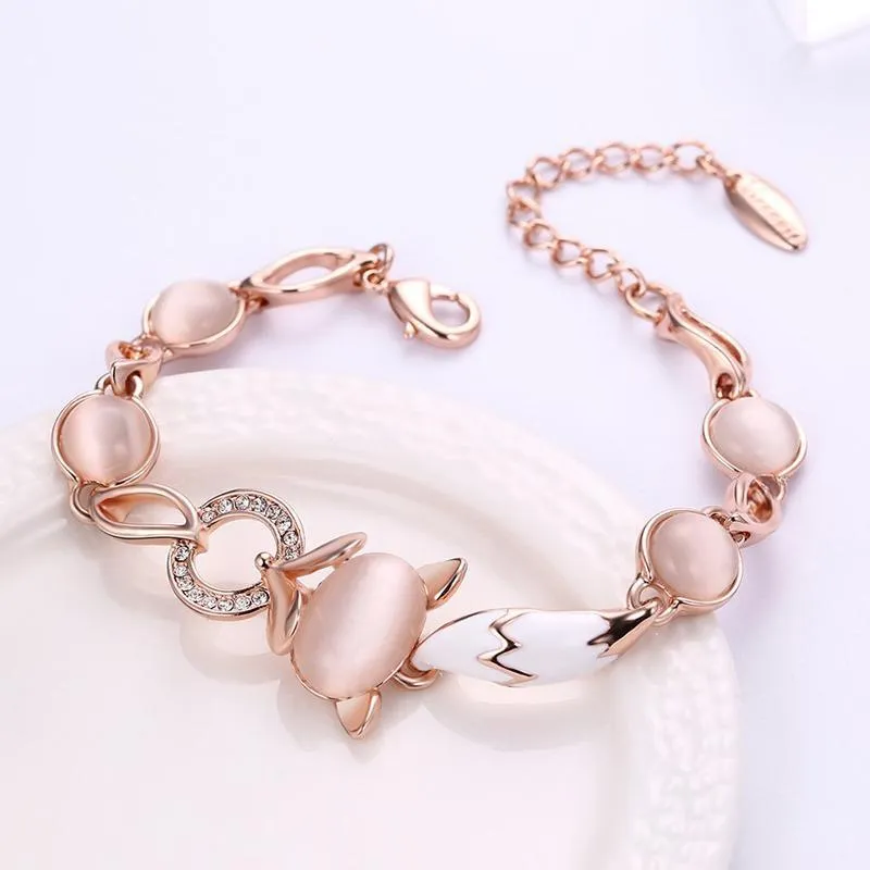 Fuchs-Katzenauge-Armband