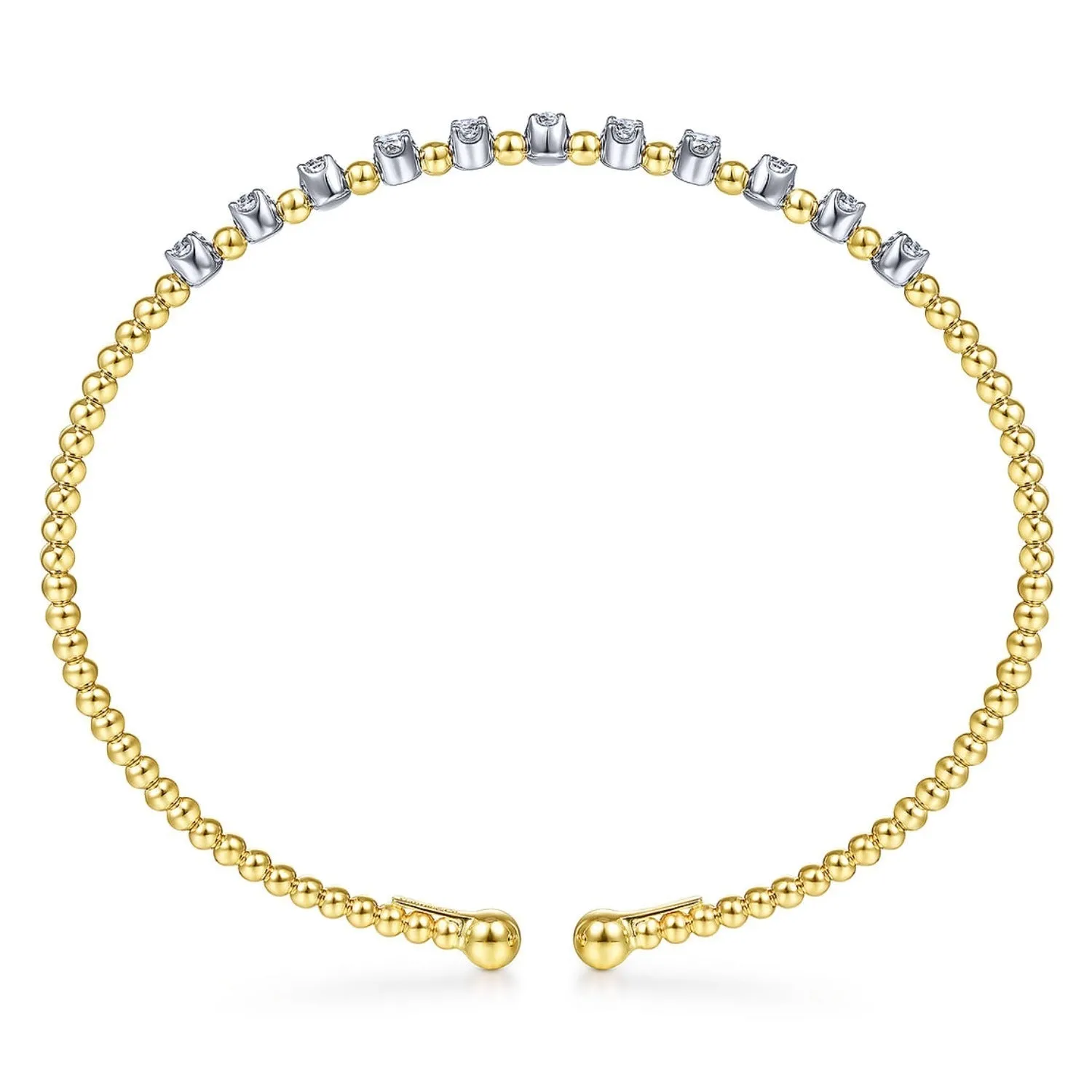 Gabriel & Co. Diamond Bujukan Bead Cuff Bracelet
