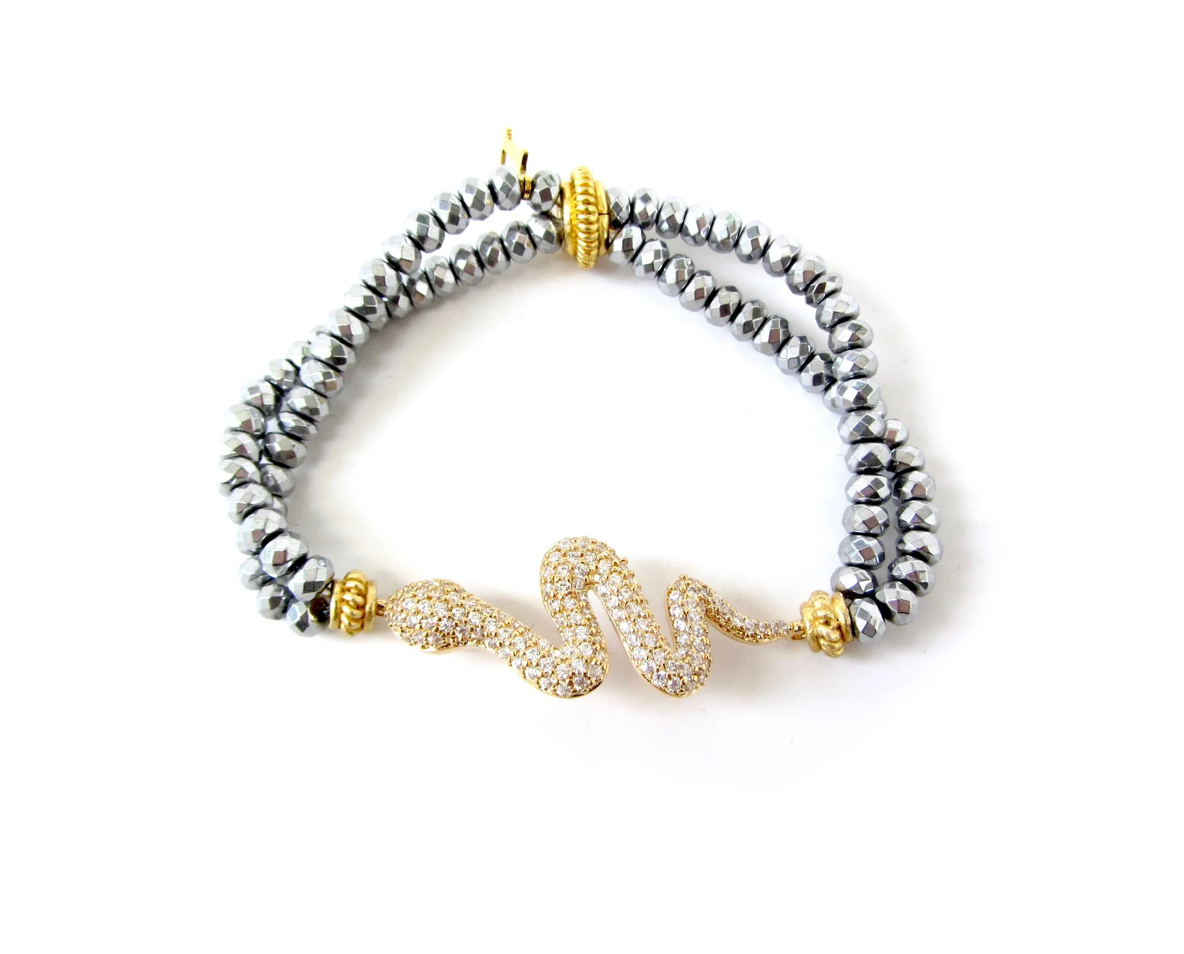 Gold-Plated or Silver-Plated Snake Charm