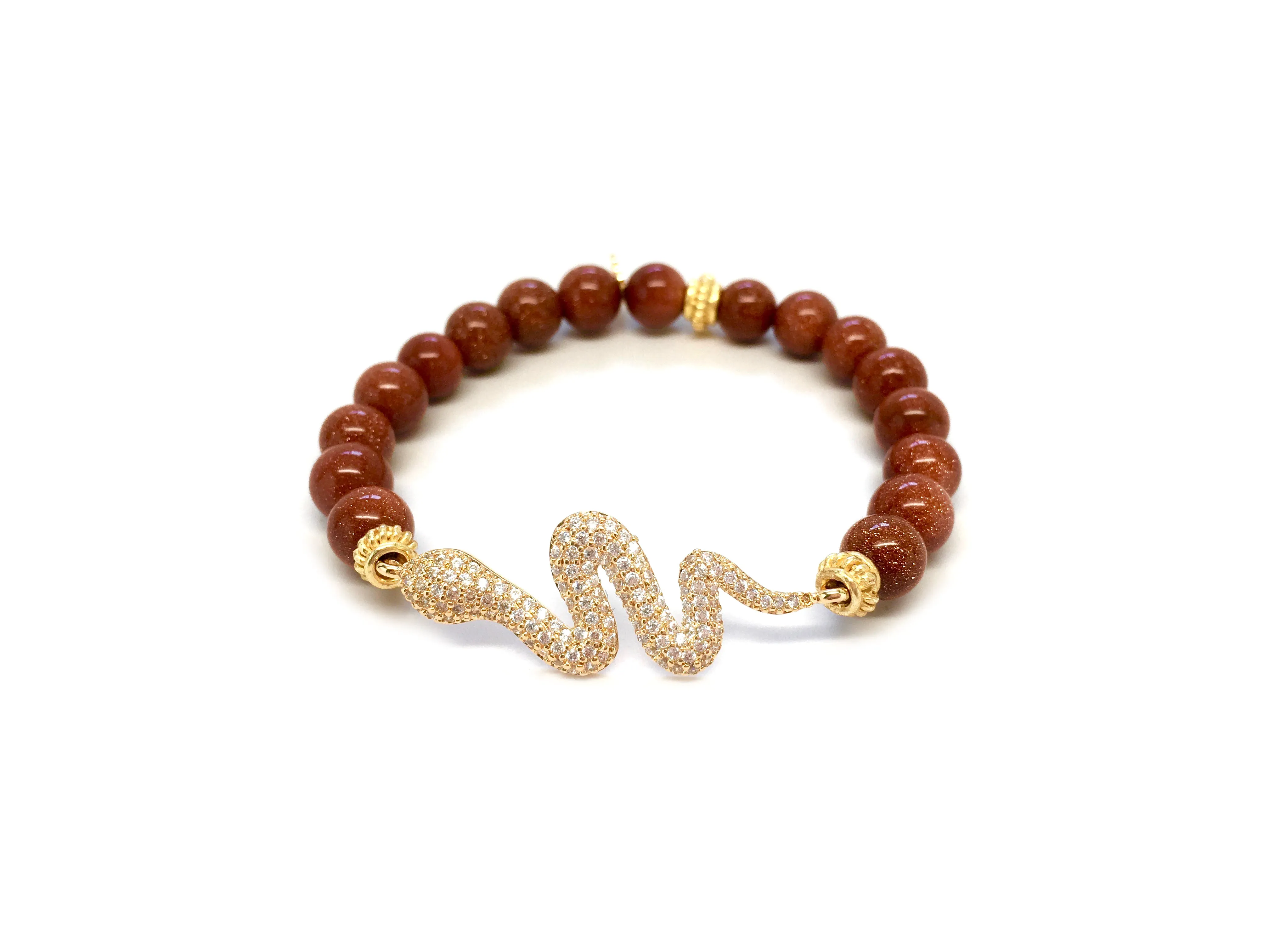 Gold-Plated or Silver-Plated Snake Charm