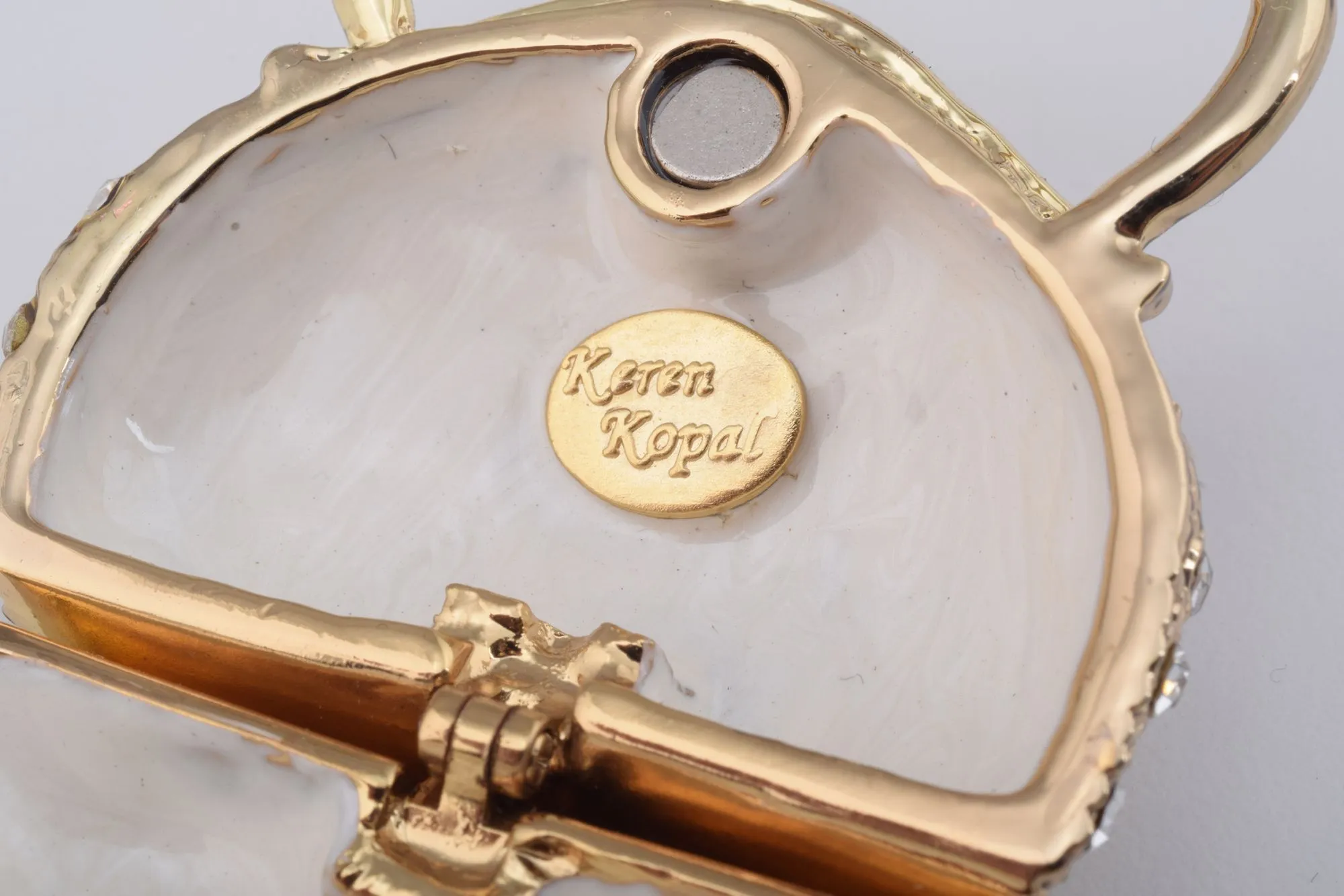 Golden Woman Purse Box
