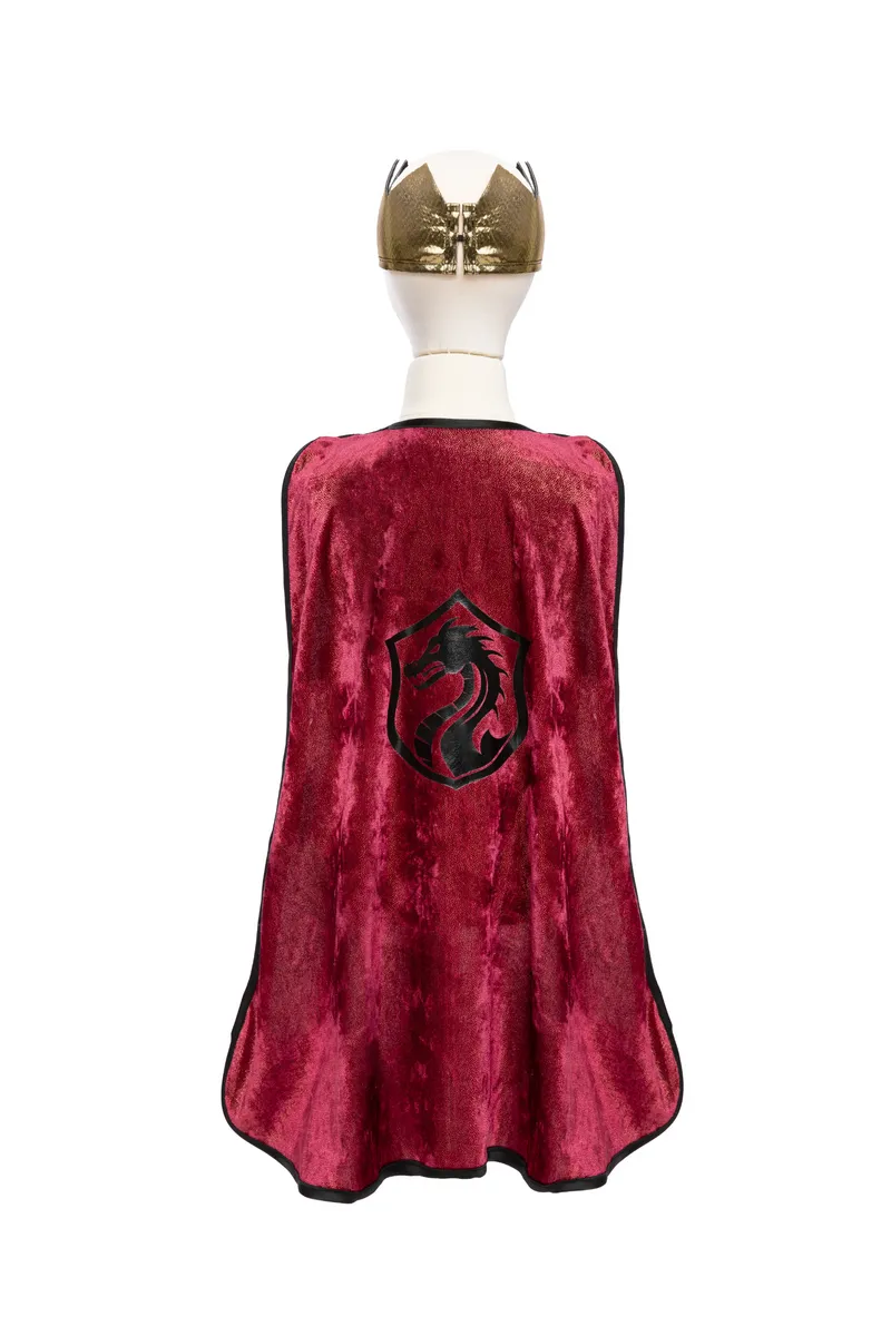 Great Pretenders Legendary Knight Cape, Chest Plate, & Crown, 3pcs, Size 4-6