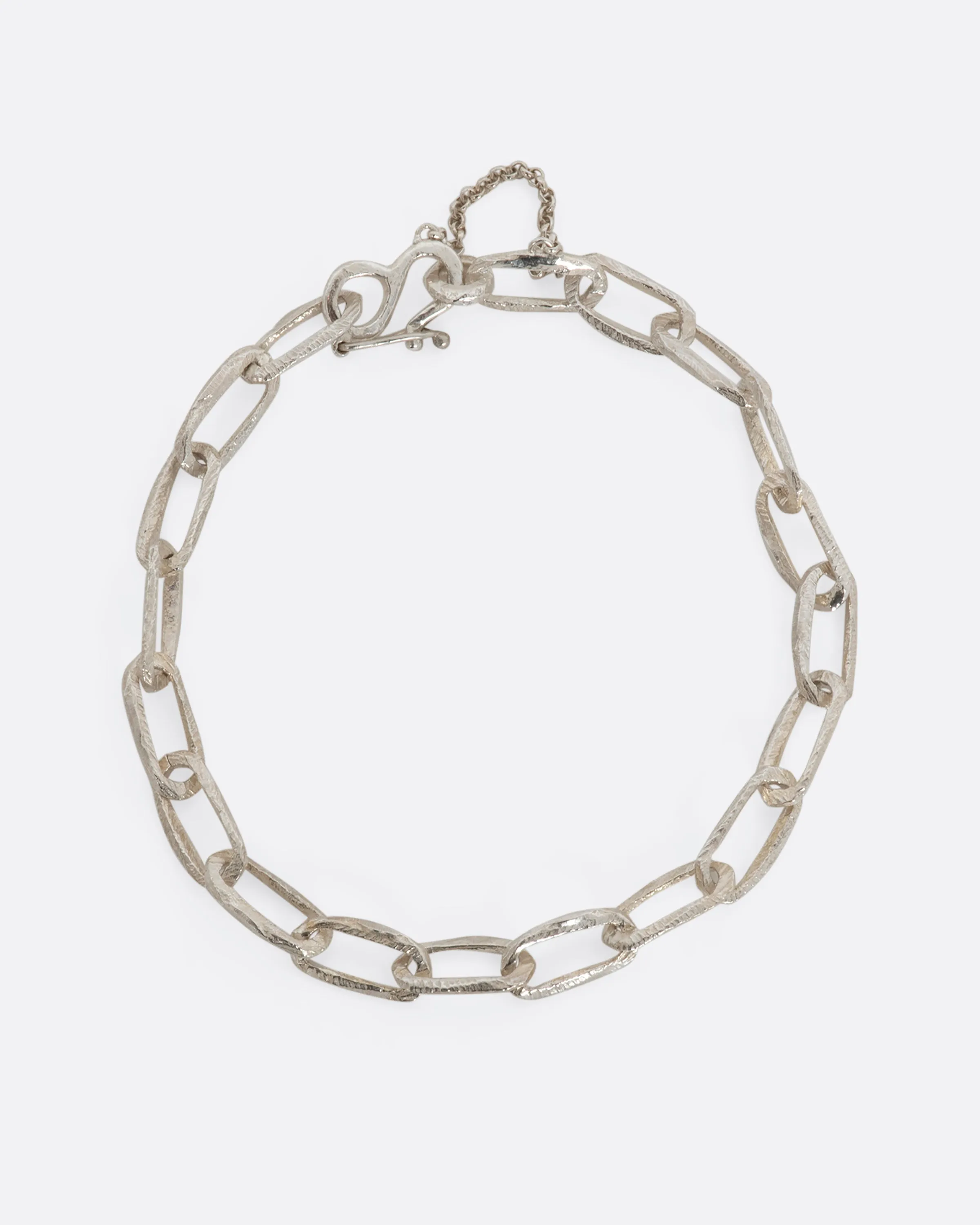 Hand Carved Link Bracelet