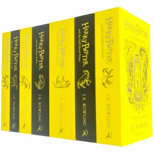 Harry Potter Hufflepuff Edition Series Collection 7 Books Set By J.K. Rowling