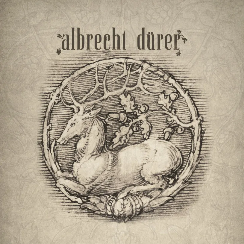 hart of the oak bower amulet - antiqued sterling silver
