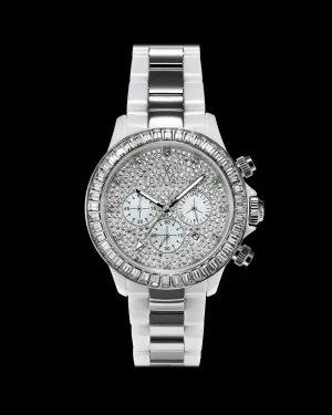 HEAVY METAL CERAMIC WHITE WITH STONES