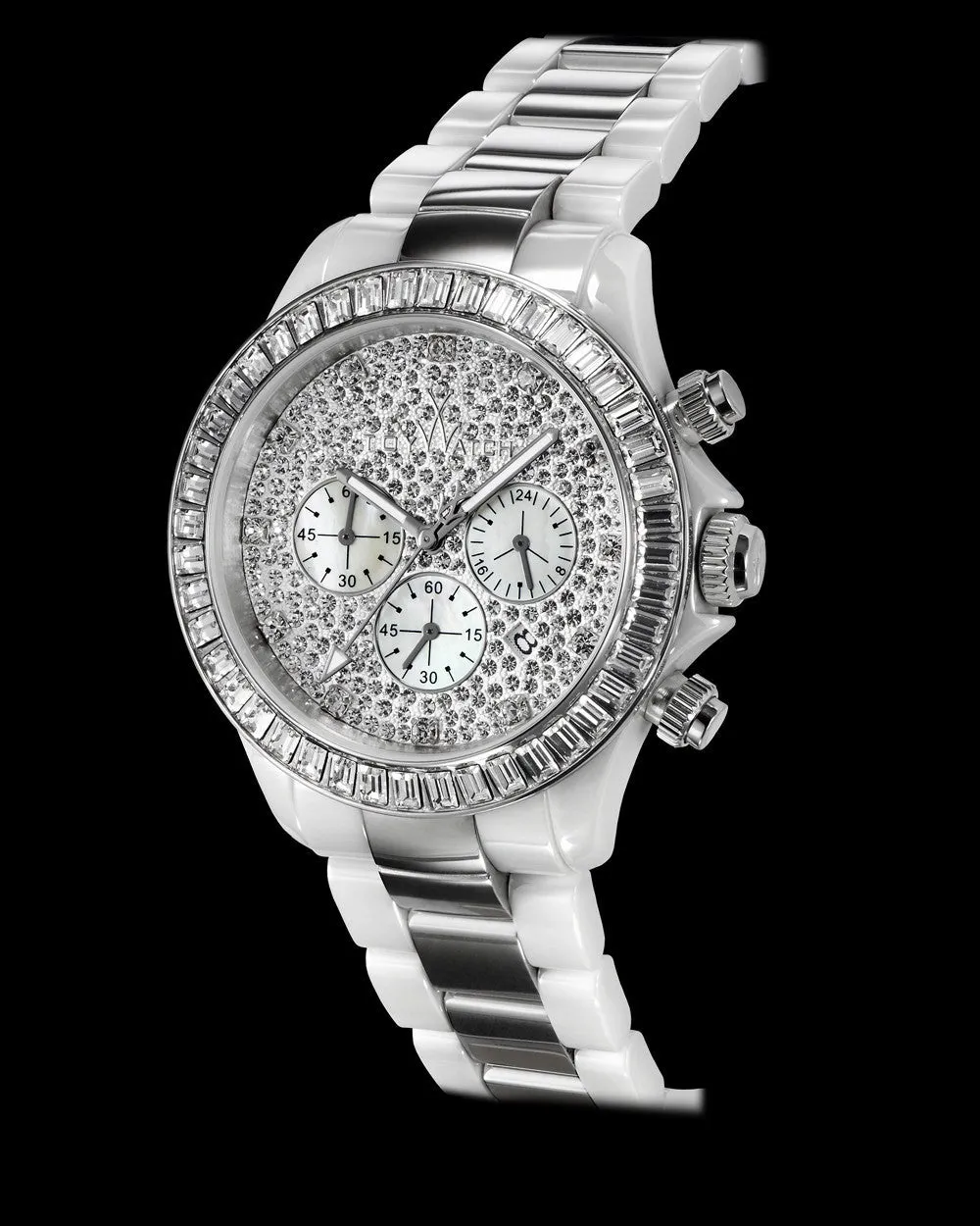 HEAVY METAL CERAMIC WHITE WITH STONES
