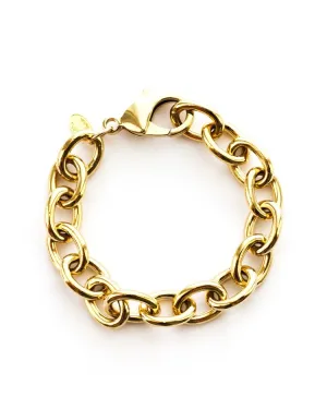 Heavy Open Link Bracelet