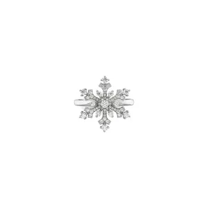 Icy Snowflake Ring (Silver)