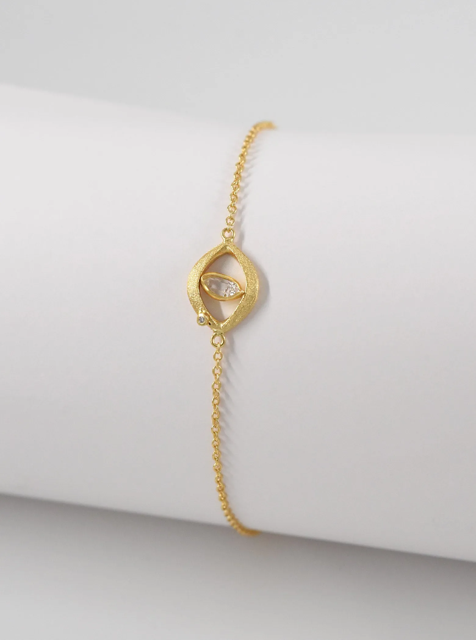 Inner Wisdom Herkimer Eye Bracelect
