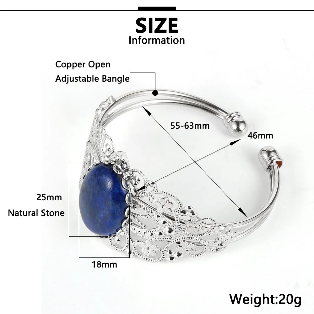 Jewellery - Charm Flower Cuff Bracelet