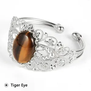 Jewellery - Charm Flower Cuff Bracelet