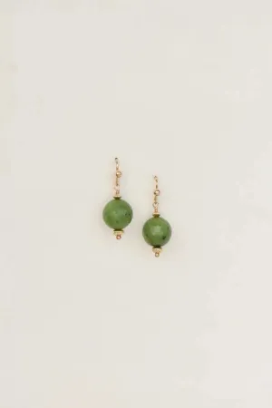 Kōpū Earrings Jade / Gold