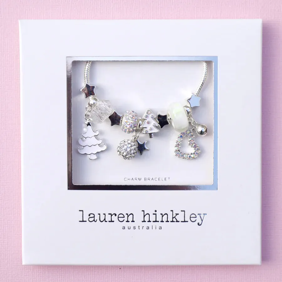 LAUREN HINKLEY ENCHANTED CHRISTMAS CHARM BRACELET
