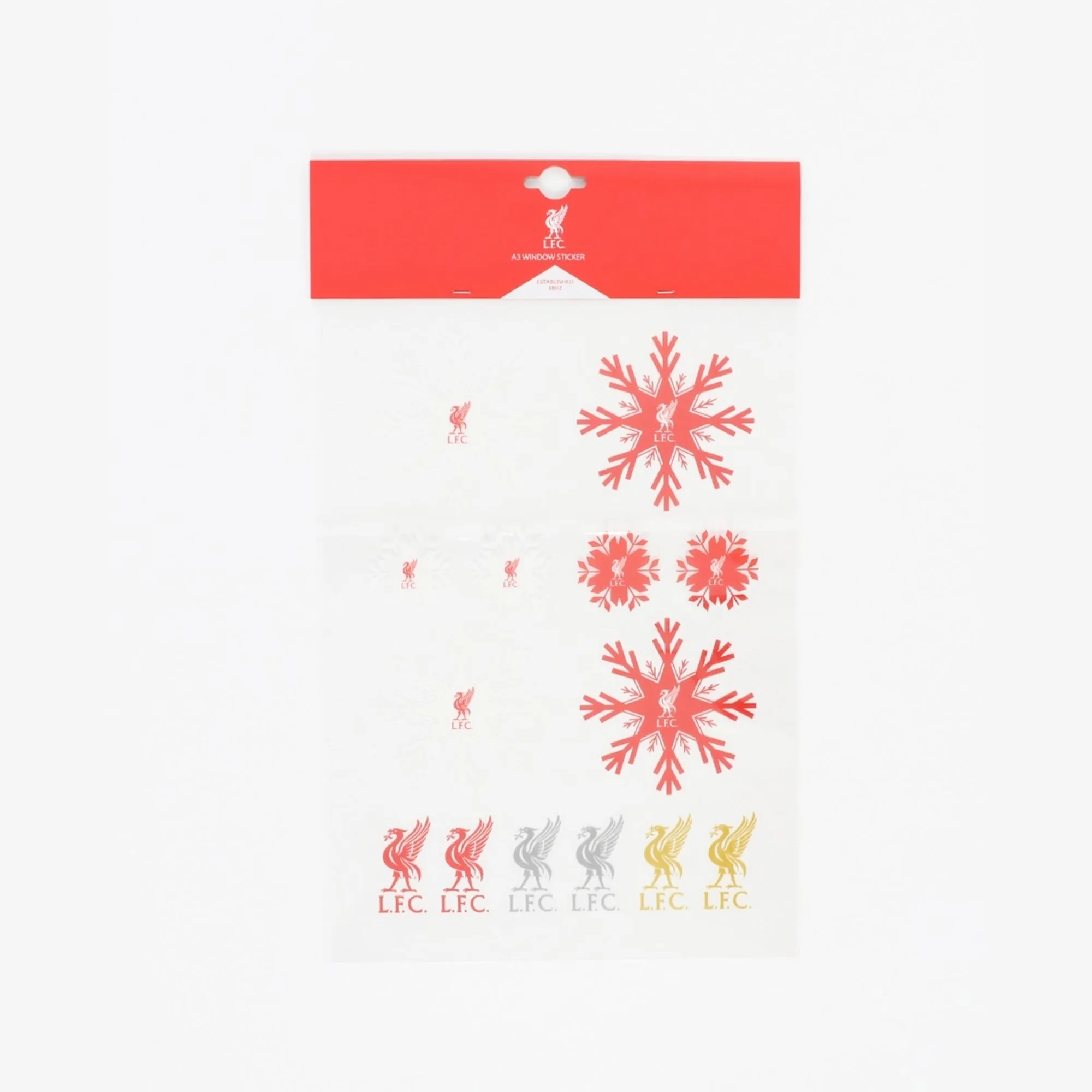 LFC Xmas Window Sticker Set