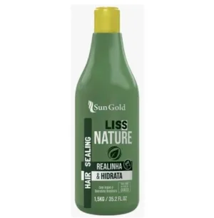 Liss Nature Organic Realigns Moisturizes Formol Free Sealing 1.5Kg - Sun Gold