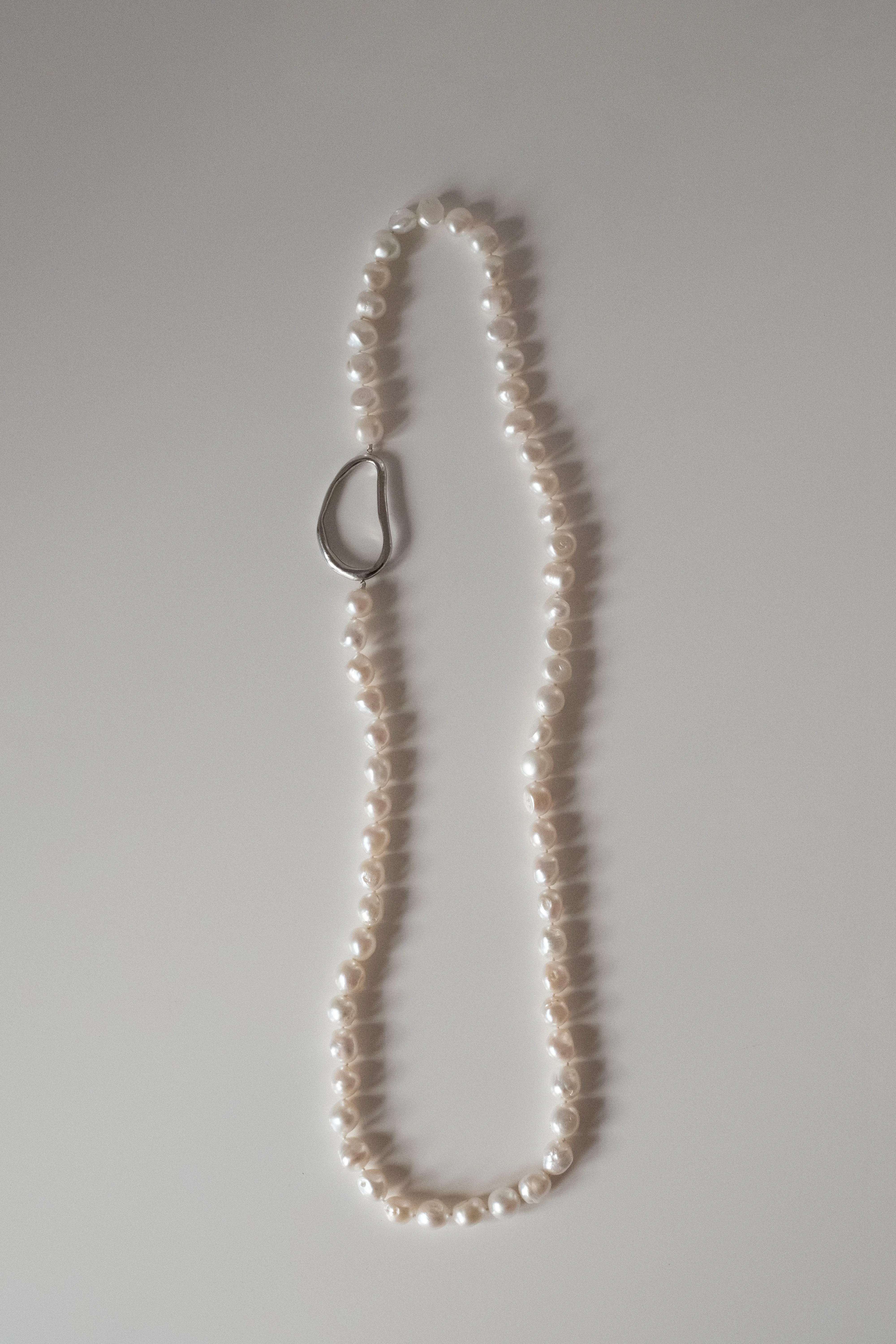 Long Baroque Pearl Necklace