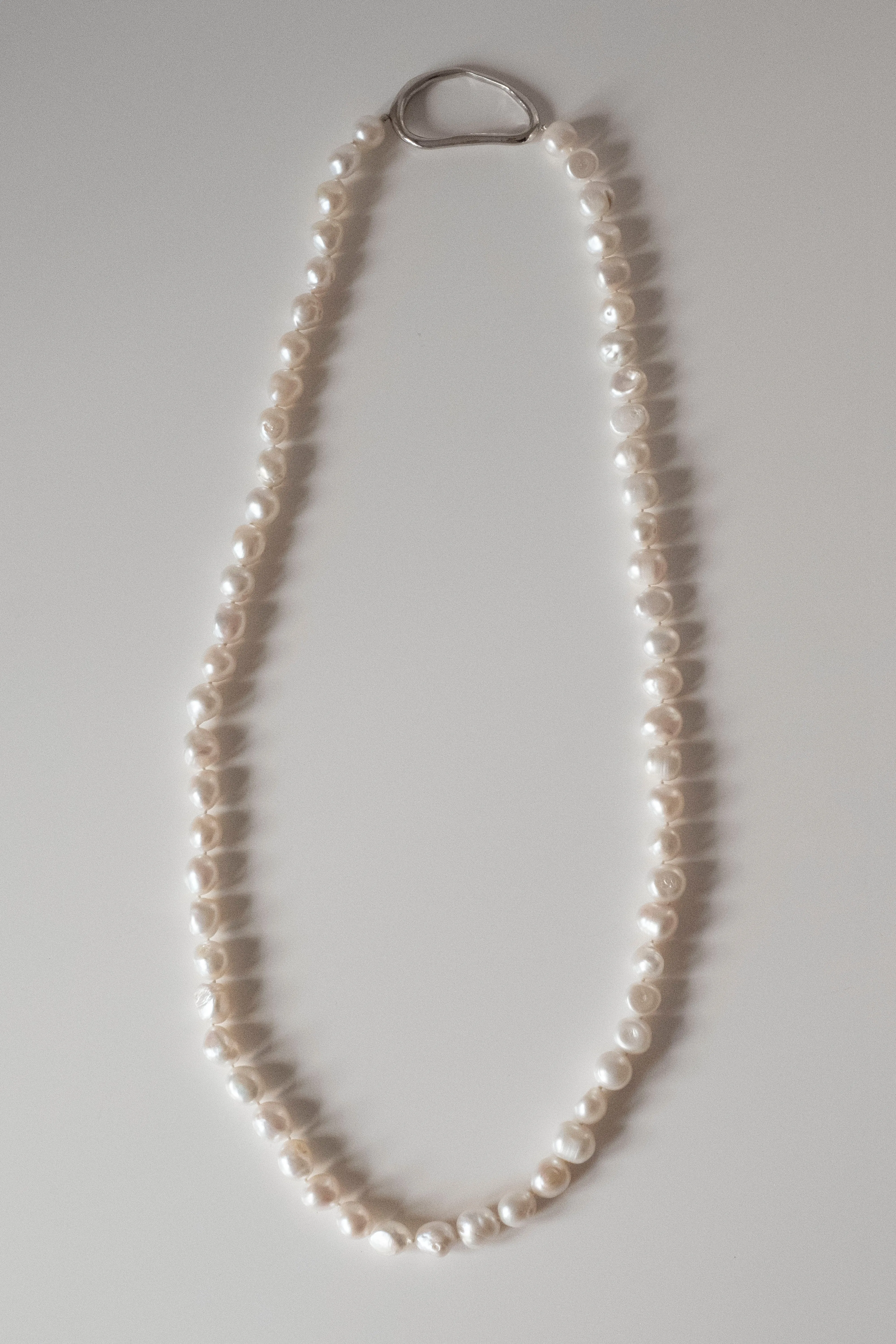 Long Baroque Pearl Necklace