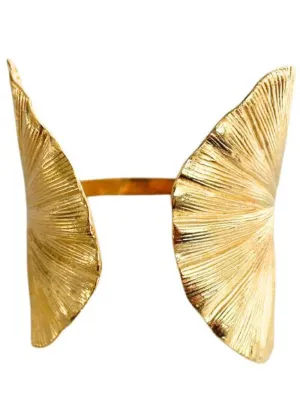 Lotta Djossou Paris Gingko Bracelet Gold