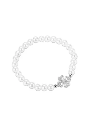 Lucky Clover Pearl Bracelet