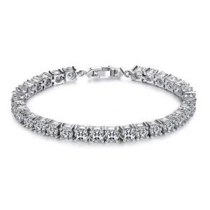 Luxury Bracelet Full of Round Diamonds