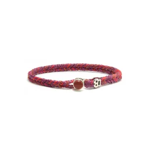 Max Icon Fishtail Button Bracelet in Cinnabar Fleck