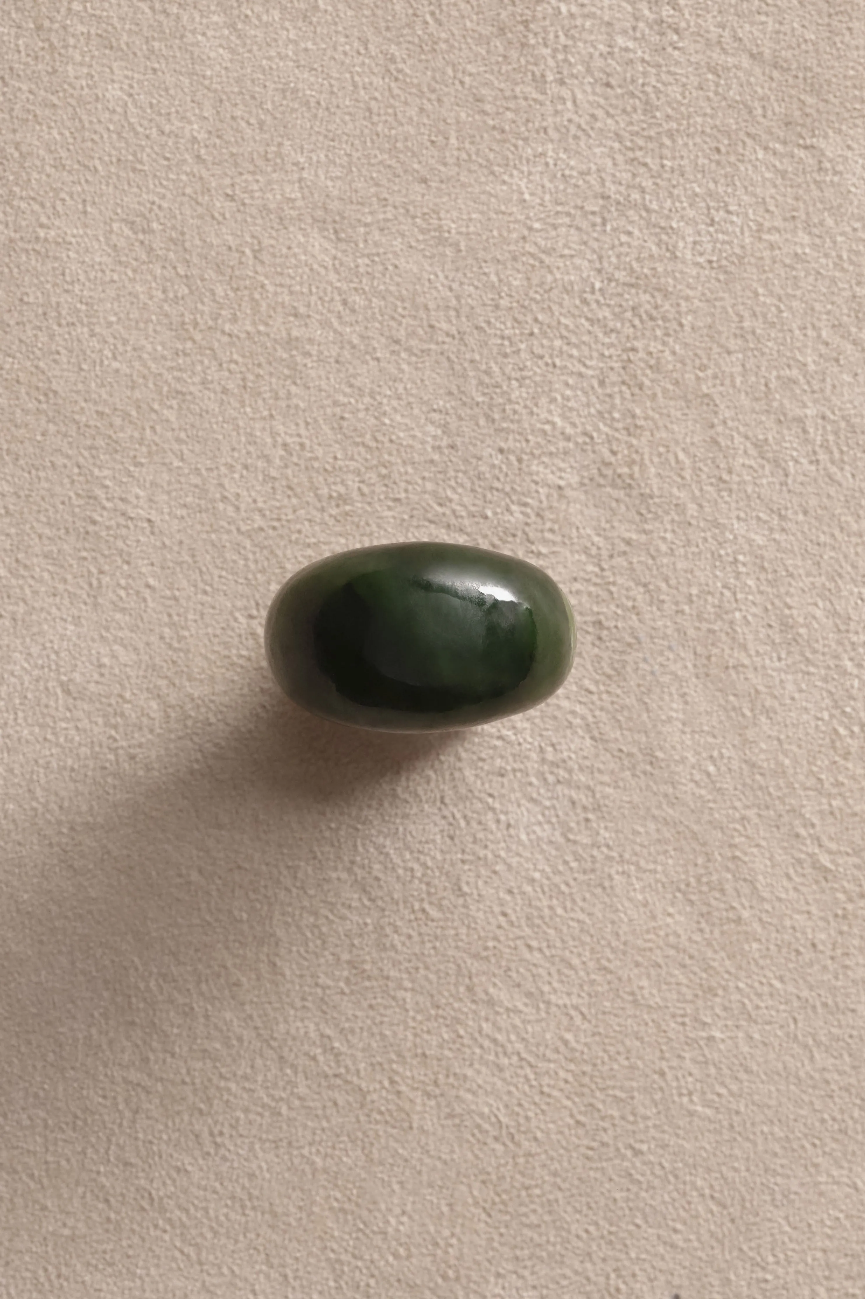 Medium Jade Donut Ring