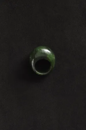 Medium Jade Donut Ring