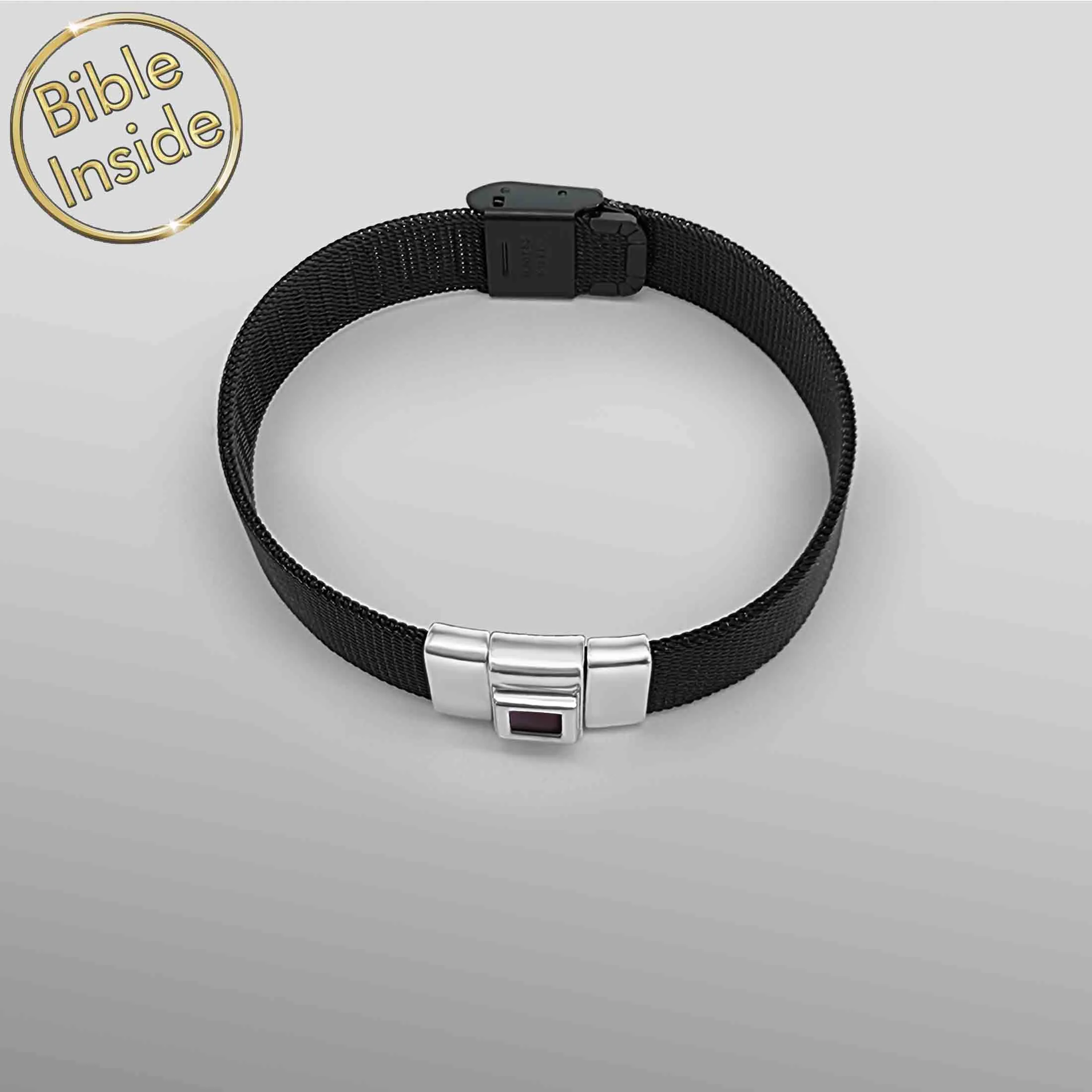 Men's Christian Bracelet with the Whole Bible - Noble Path Bracelet