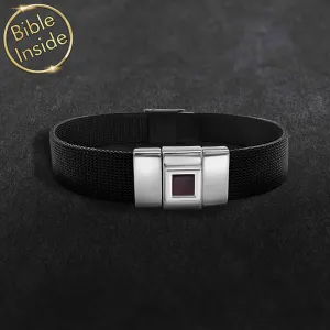 Men's Christian Bracelet with the Whole Bible - Noble Path Bracelet