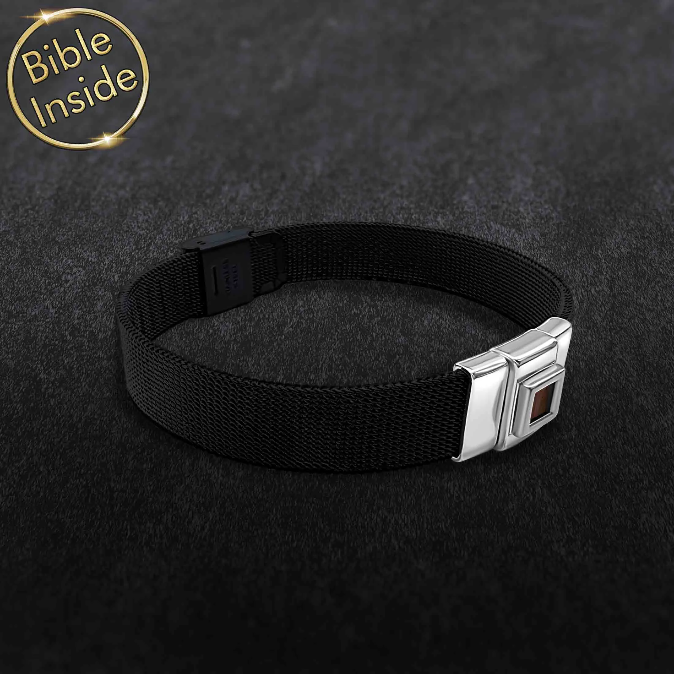 Men's Christian Bracelet with the Whole Bible - Noble Path Bracelet