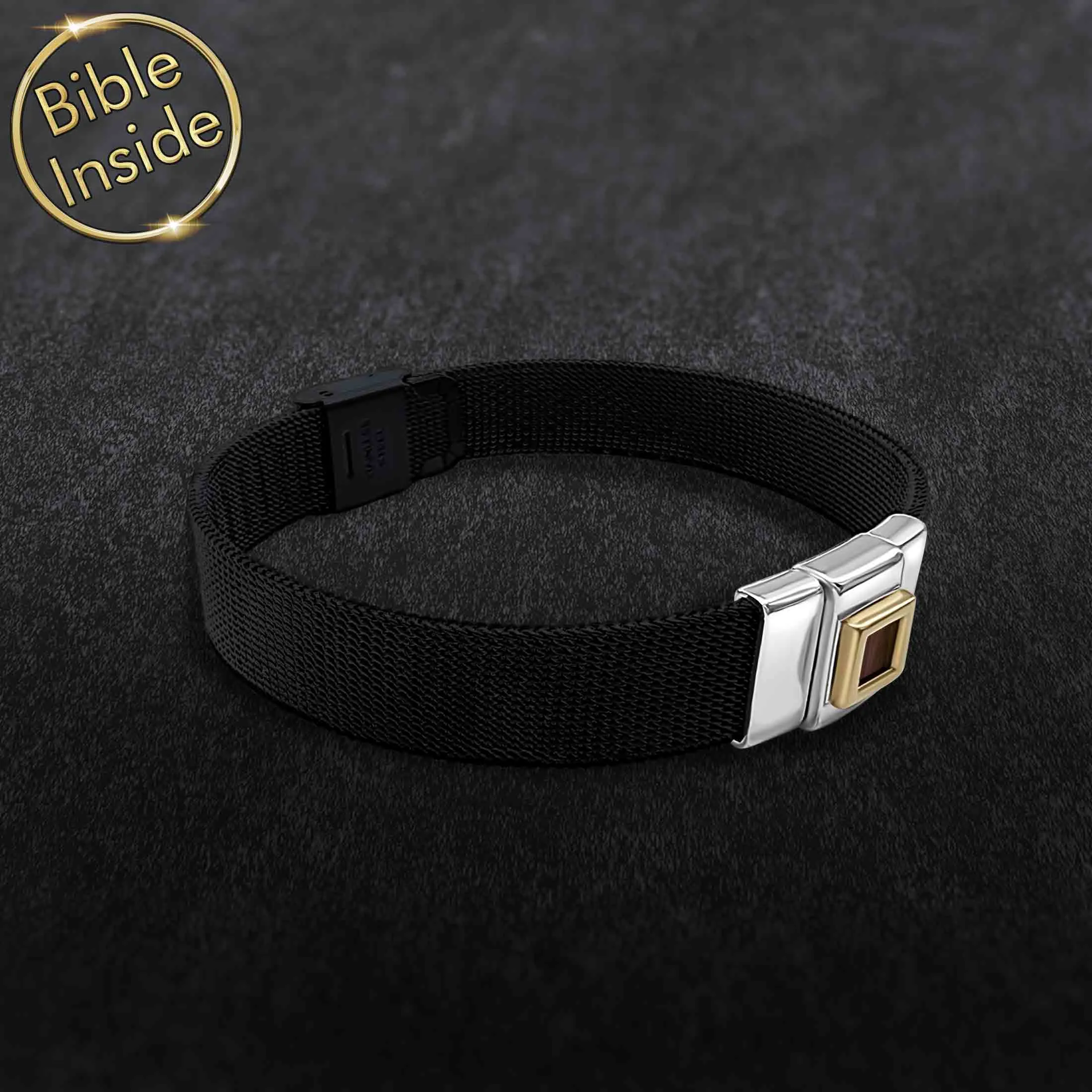 Men's Christian Bracelet with the Whole Bible - Noble Path Bracelet