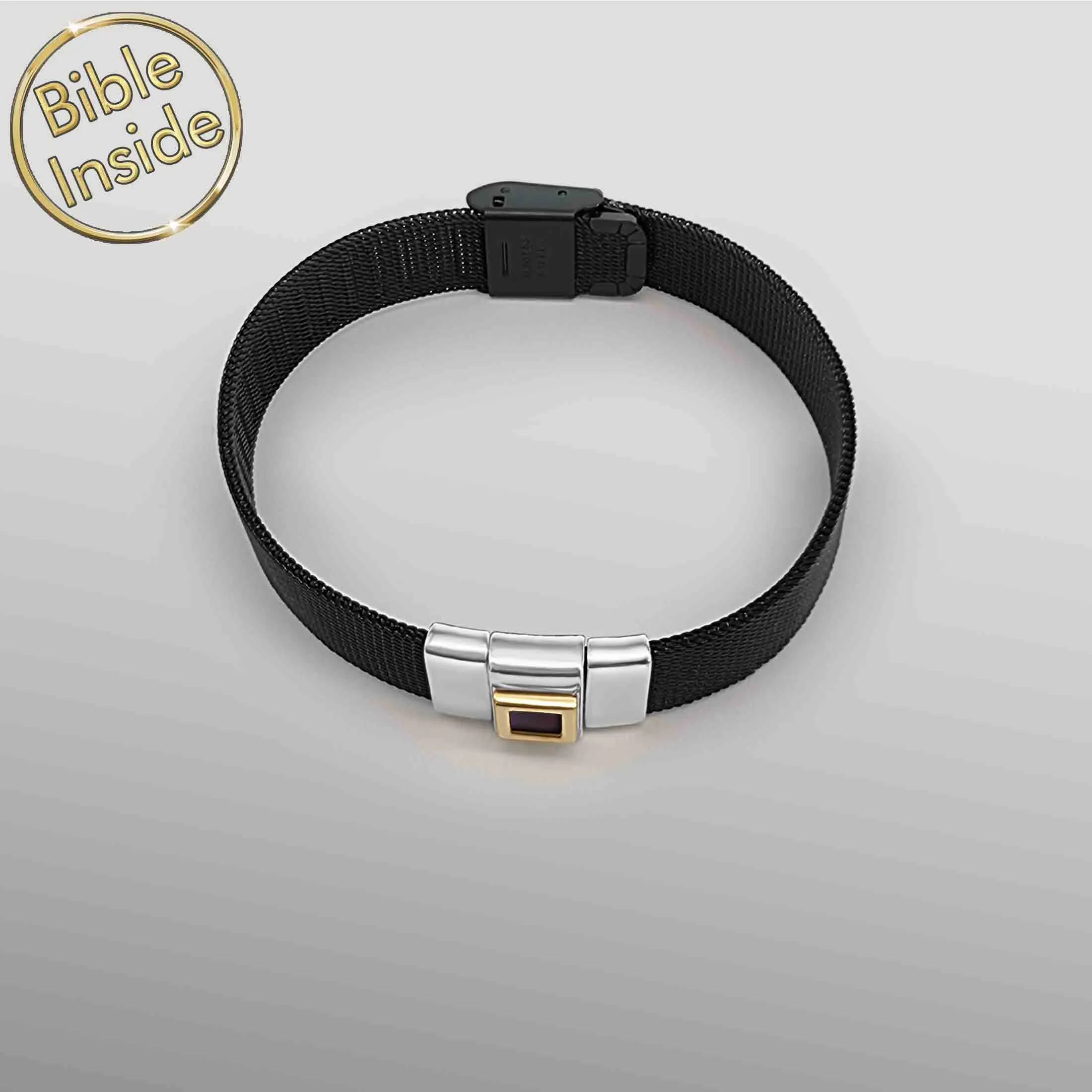 Men's Christian Bracelet with the Whole Bible - Noble Path Bracelet
