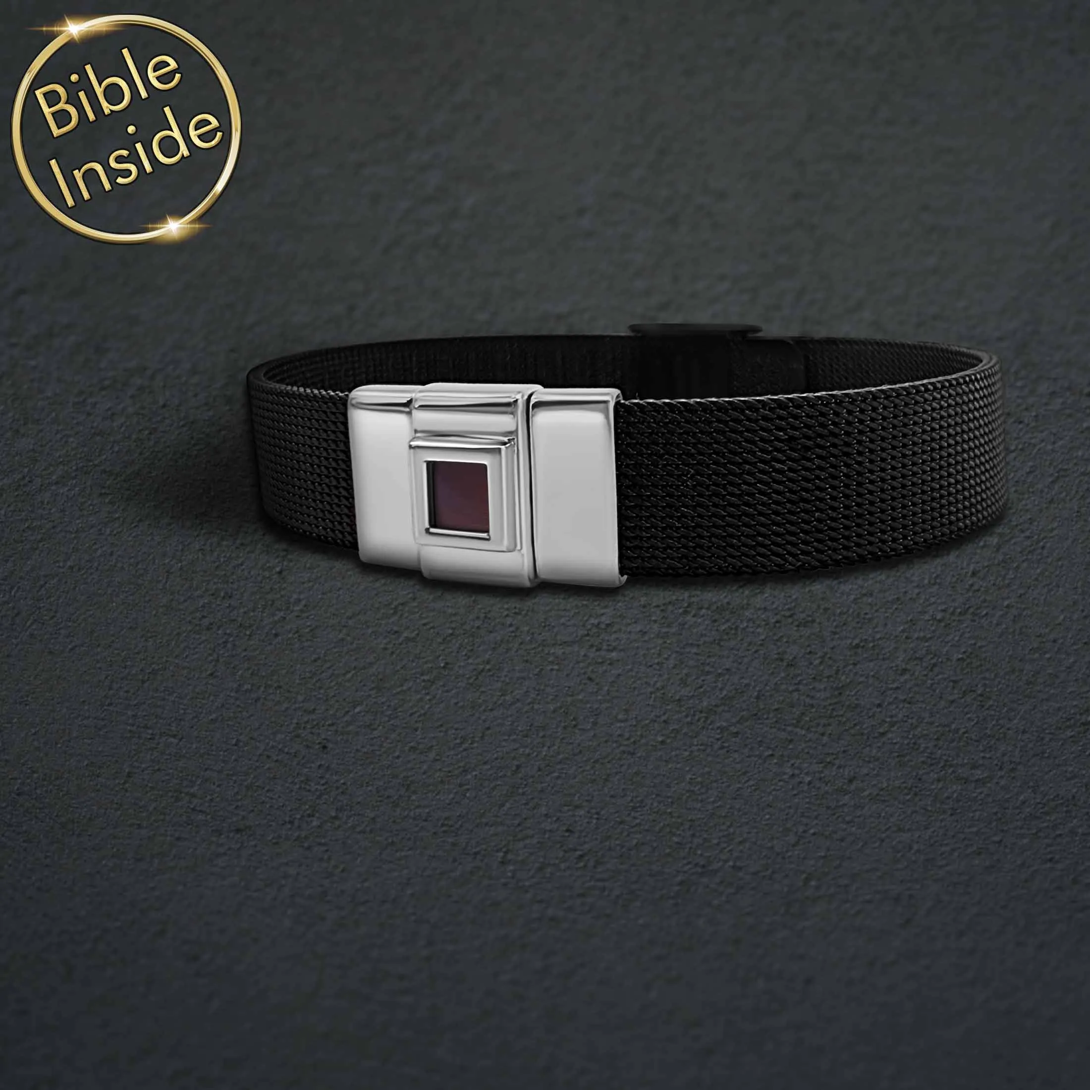 Men's Christian Bracelet with the Whole Bible - Noble Path Bracelet