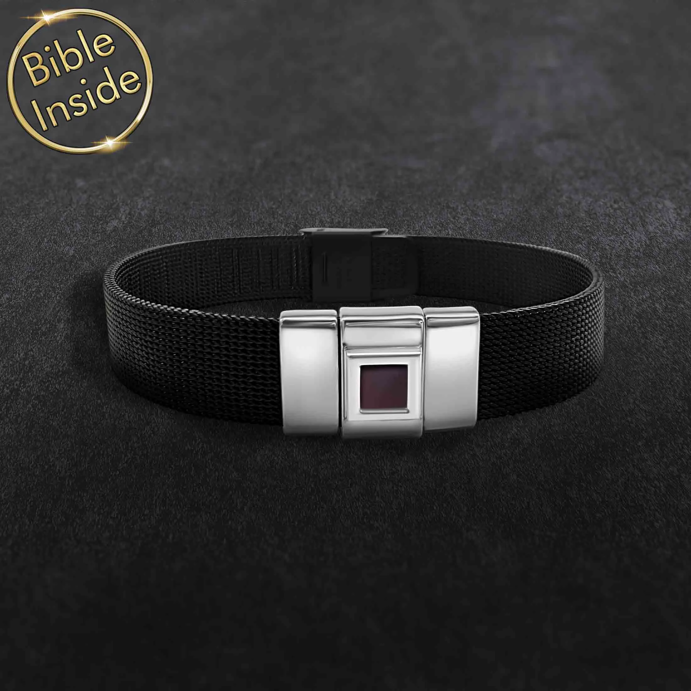Men's Christian Bracelet with the Whole Bible - Noble Path Bracelet