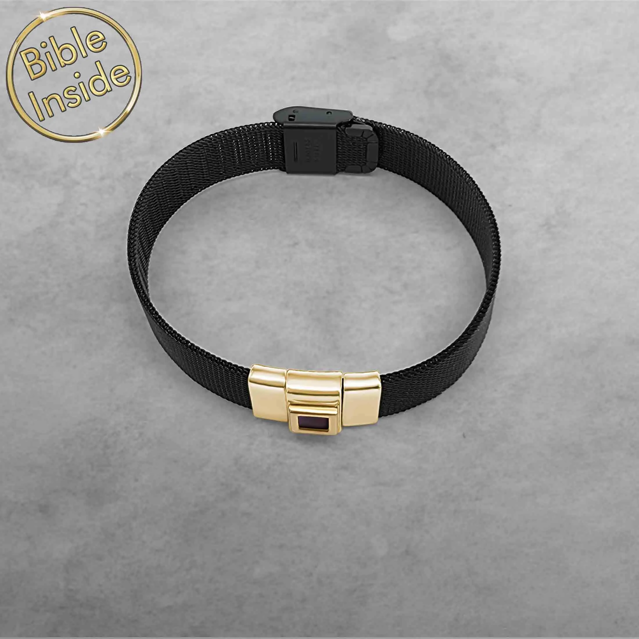 Men's Christian Bracelet with the Whole Bible - Noble Path Bracelet