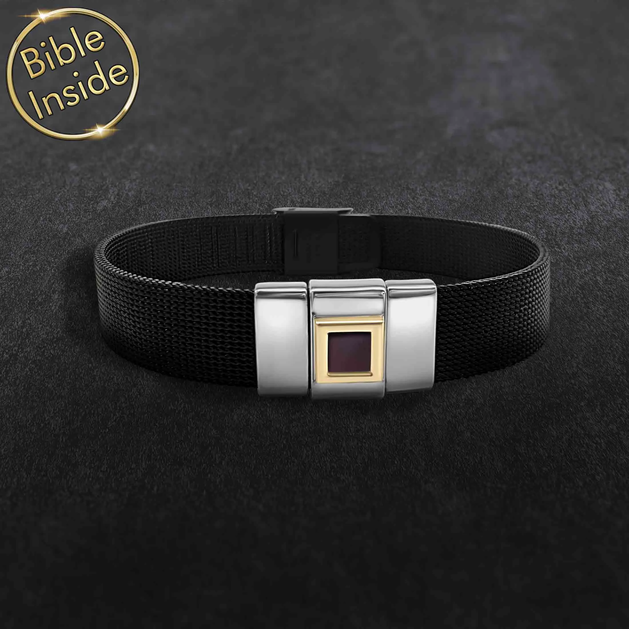 Men's Christian Bracelet with the Whole Bible - Noble Path Bracelet