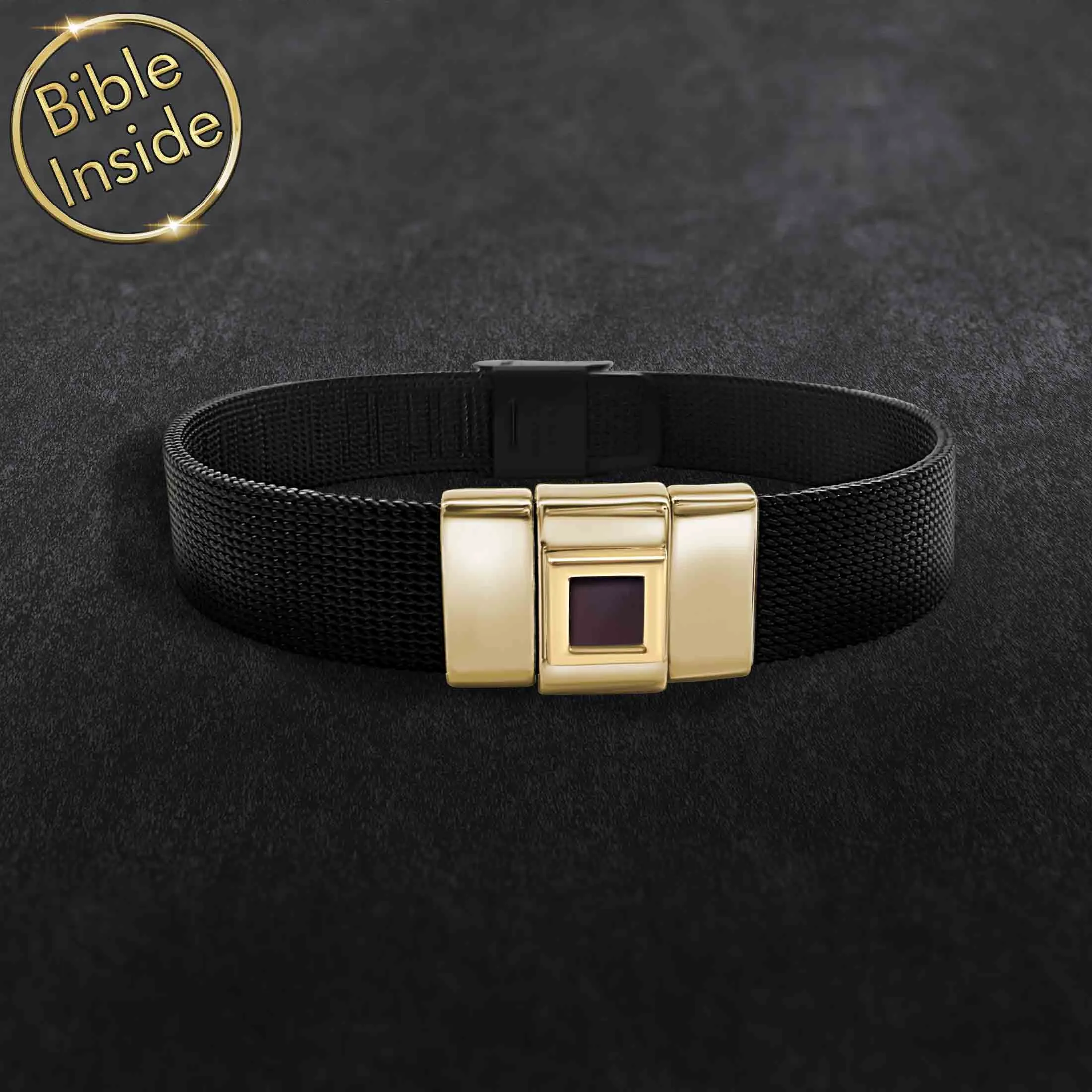Men's Christian Bracelet with the Whole Bible - Noble Path Bracelet